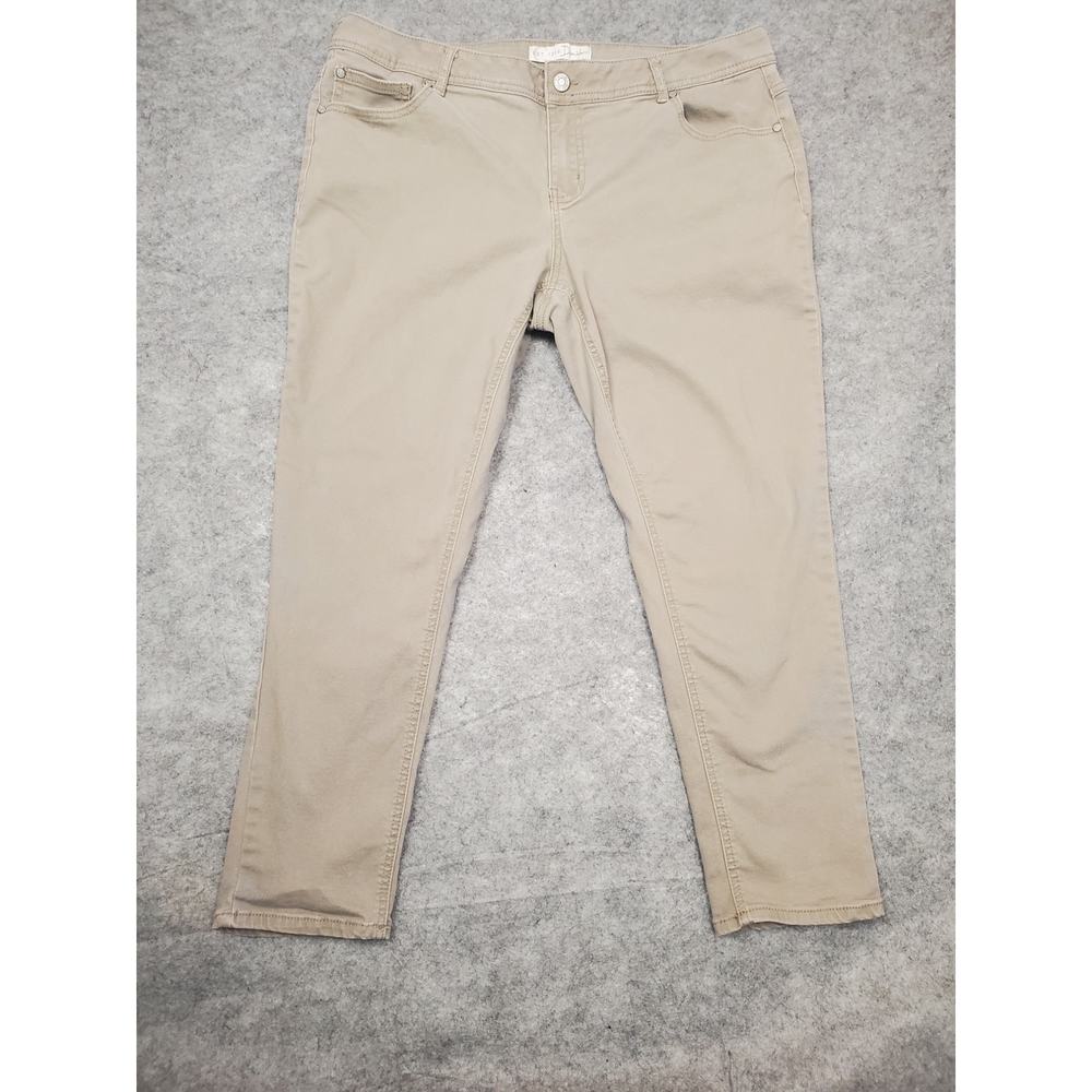 Est. 1946 Denim Women's 16WP Curvy Tan Denim Pants